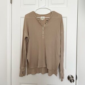 Offline by Aerie waffle long sleeve shirt